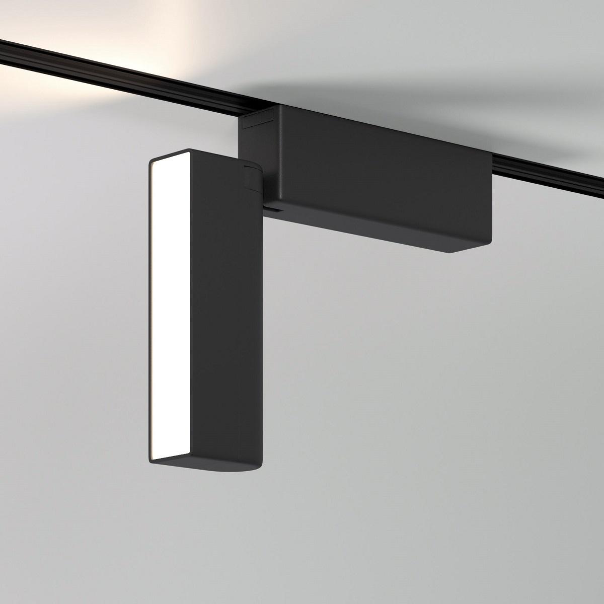 фото трековый магнитный светодиодный светильник elektrostandard unity 85092/01 черный a063709 | 220svet.ru