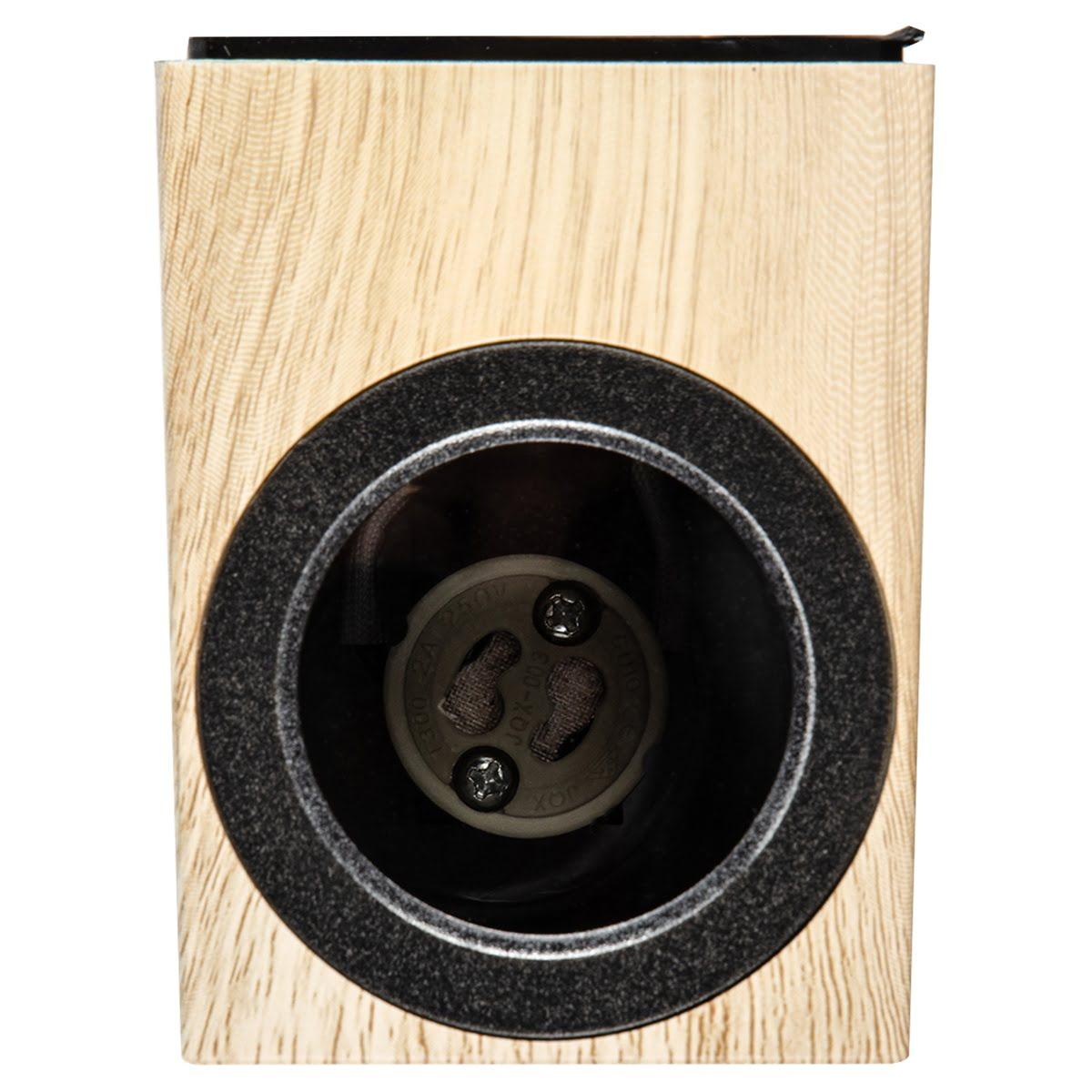 фото уличный настенный светильник uniel uul-p42a 2х6w/gu10 ip65 pine ul-00010558 | 220svet.ru