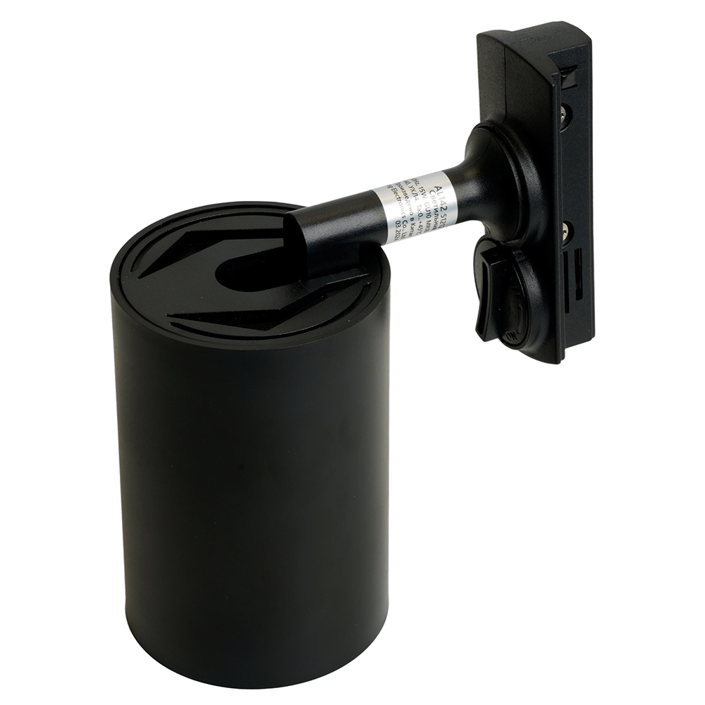 фото светильник feron.one al142 трековый однофазный на шинопровод под лампу gu10, черный 51212 | 220svet.ru