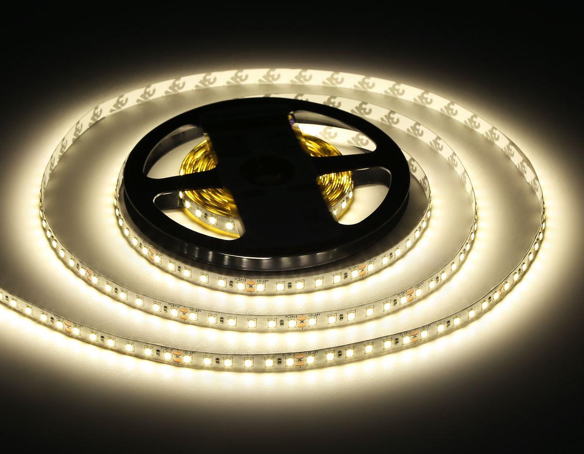 фото светодиодная лента дневной белый ambrella light 10w/m 120led/m 2835smd 4500к 5m gs3102 | 220svet.ru