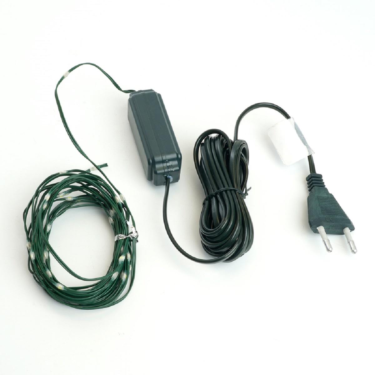 фото светодиодная гирлянда feron линейная нить 230v 5000k холодный белый 8 режимов cl580 48626 | 220svet.ru