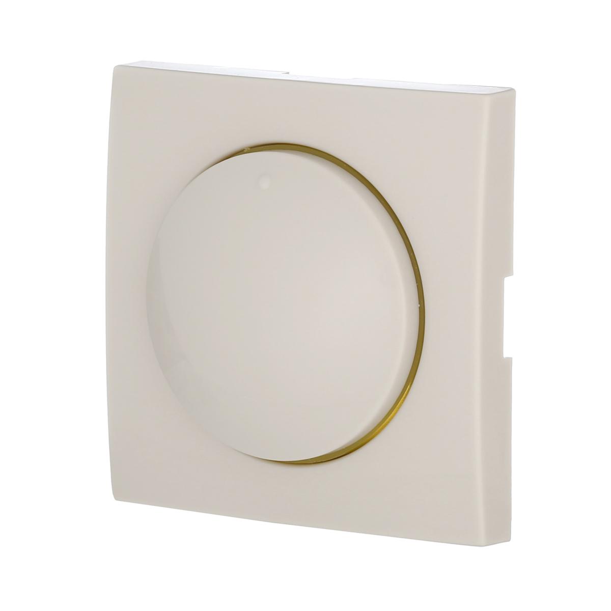 фото накладка lk studio светорегулятора с желтой световой индикацией (бежевый) lk60 867101-1 | 220svet.ru