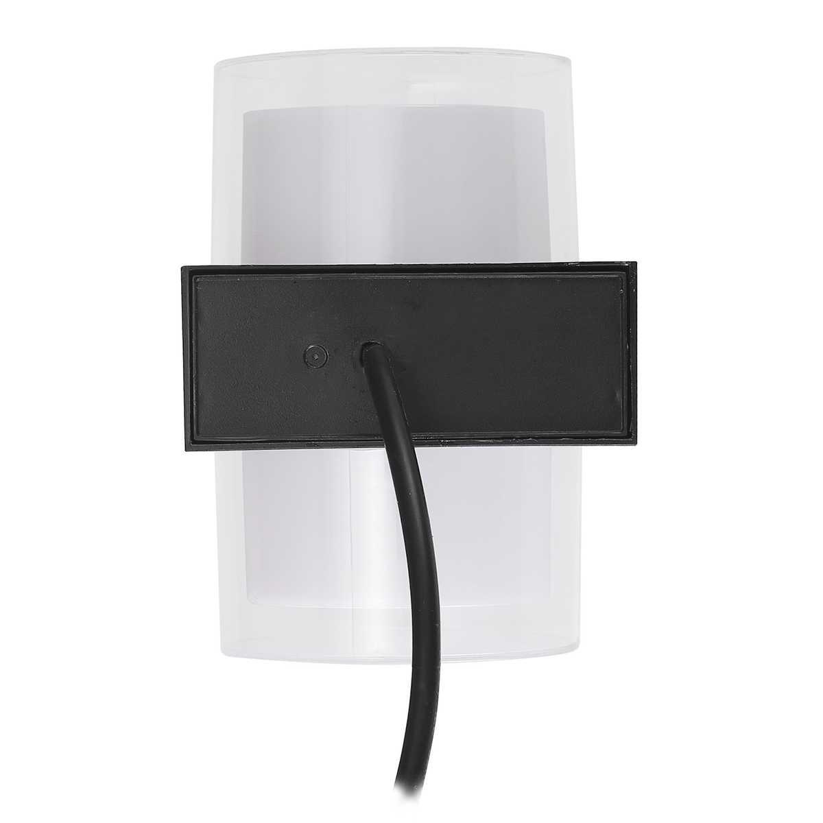 фото уличный настенный светодиодный светильник uniel ulu-p22b-2x5w/4000k ip65 black ul-00010516 | 220svet.ru