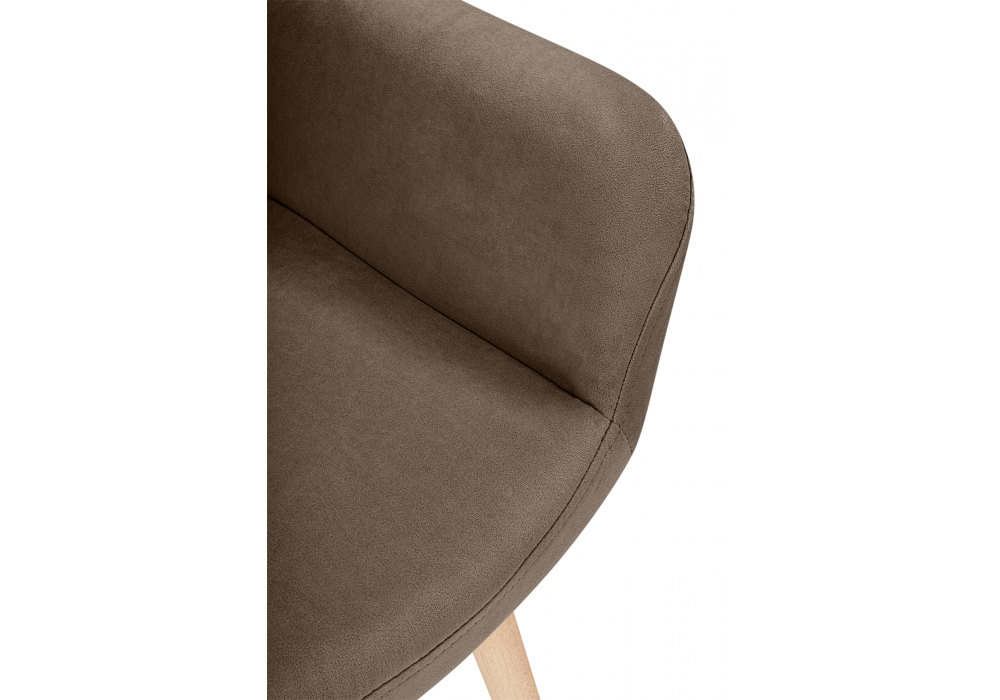 фото стул деревянный woodville флюид коричневый (glory 08) / светлое дерево 642986 | 220svet.ru