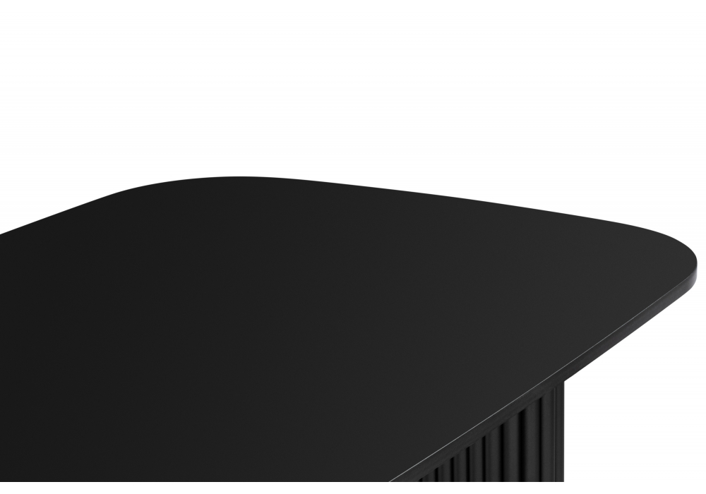 фото стол деревянный woodville бавария черная пленка шагрень / черный 620575 | 220svet.ru