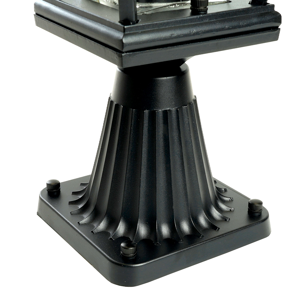 фото светильник садово-парковый feron pl744  на постамент 60w 230v e27, черный 51275 | 220svet.ru