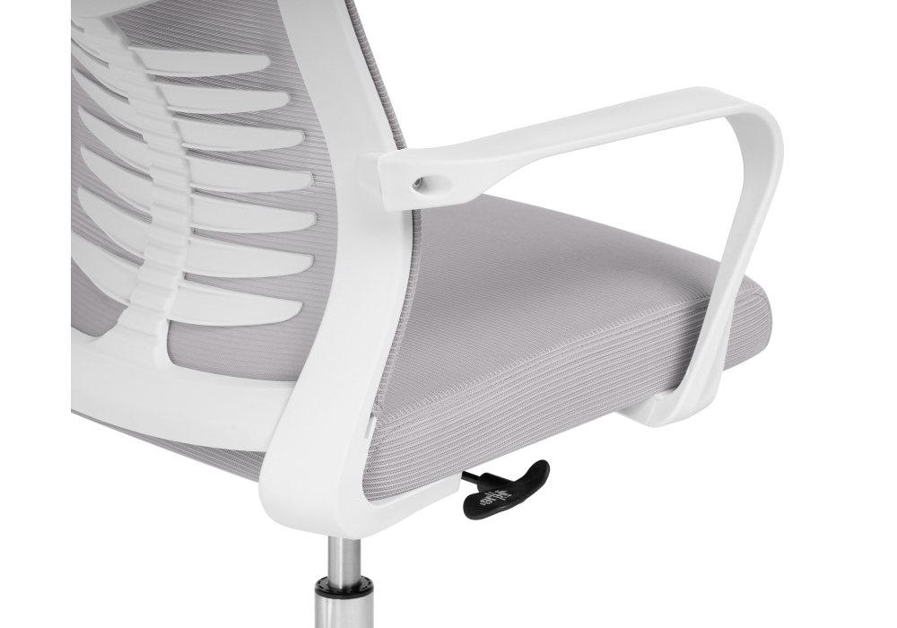 фото компьютерное кресло woodville montana light gray / white 15620 | 220svet.ru