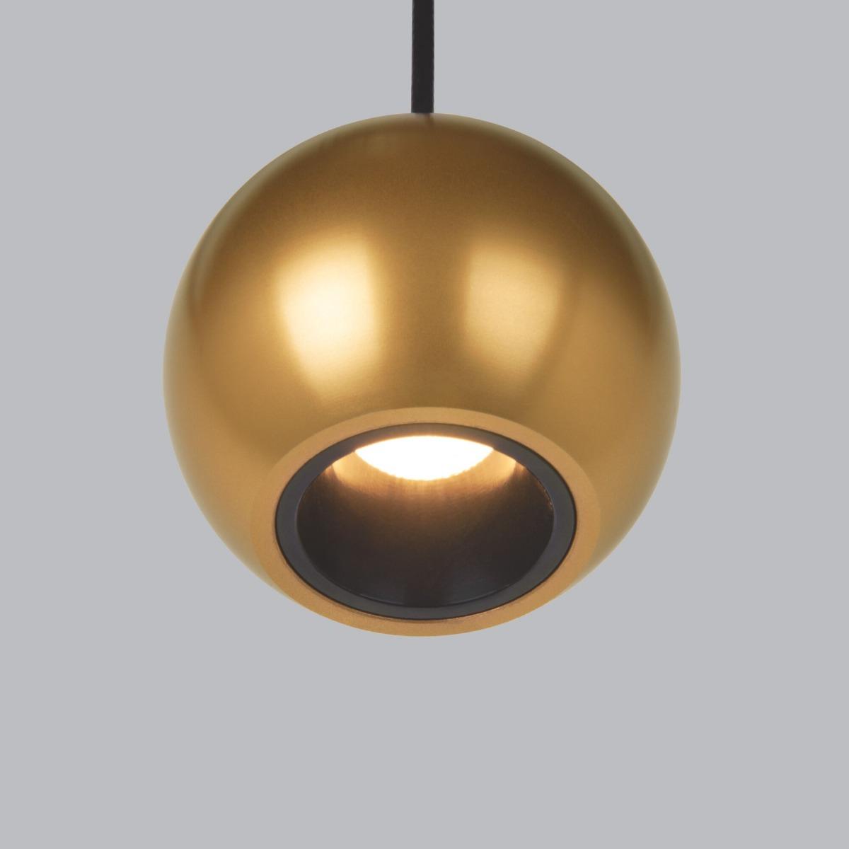 фото трековый светодиодный светильник elektrostandard латунь 5w 4200k 85040/01 a062804 | 220svet.ru