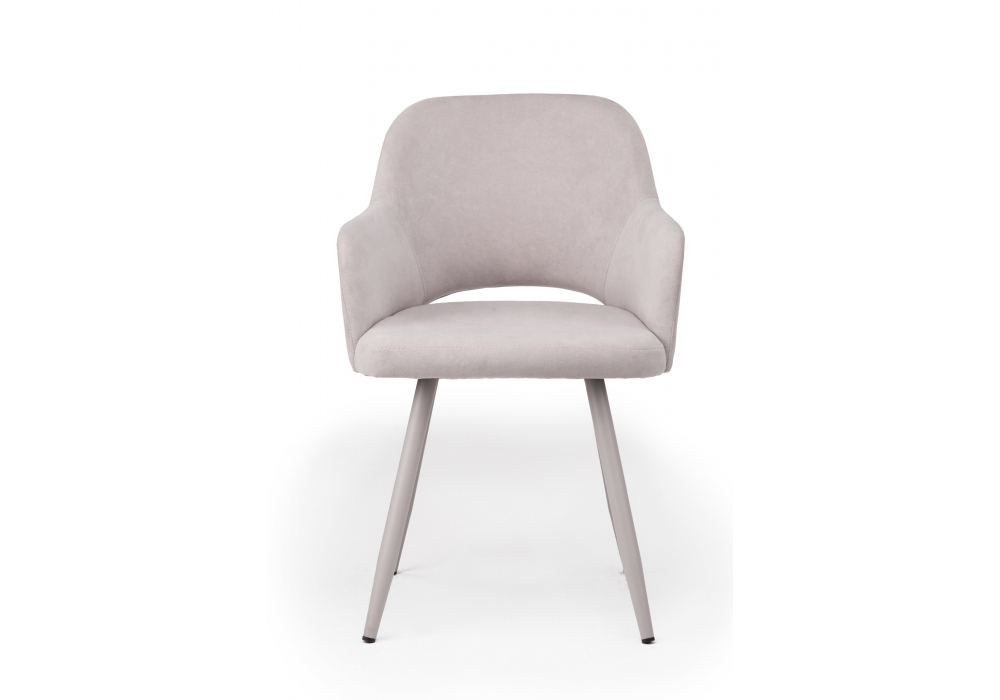 фото стул на металлокаркасе woodville эолин светло-серый (glory 36) / серый 631729 | 220svet.ru