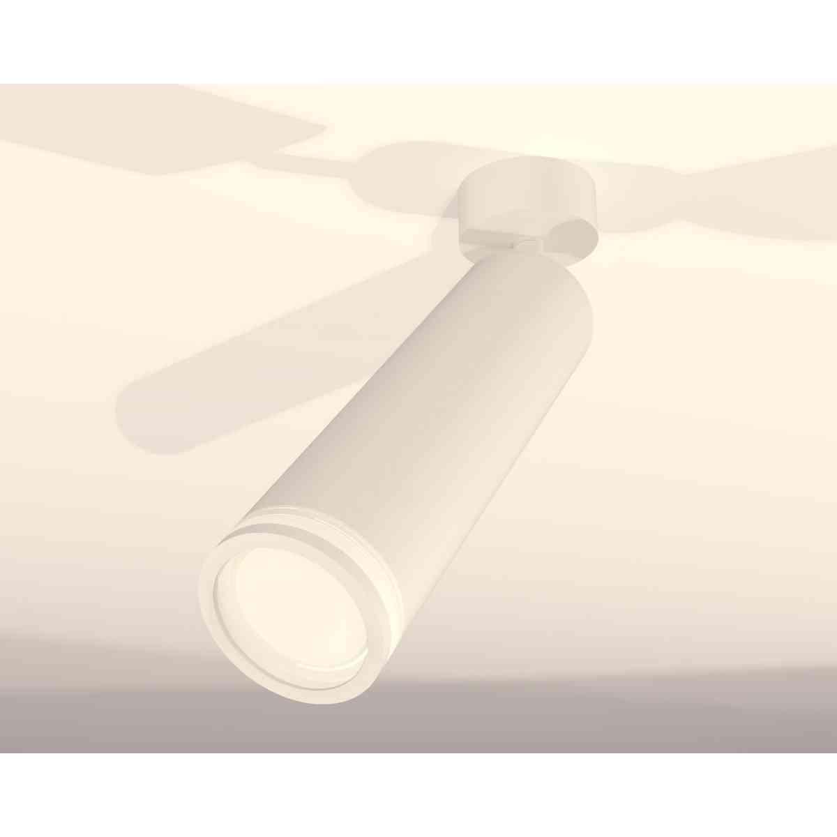 фото комплект накладного светильника ambrella light techno spot xm6355002 swh/fr белый песок/белый матовый (a2202, c6355, n6220) | 220svet.ru