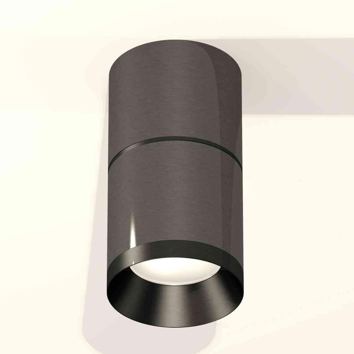 фото комплект накладного светильника ambrella light techno spot xs7403061 dch/pbk черный хром/черный полированный (c7403, a2071, c7403, n7031) | 220svet.ru