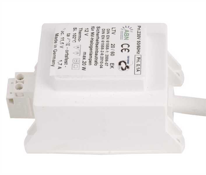 фото трансформатор deko-light abn 12v 20w ip20 1,7a 000097 | 220svet.ru