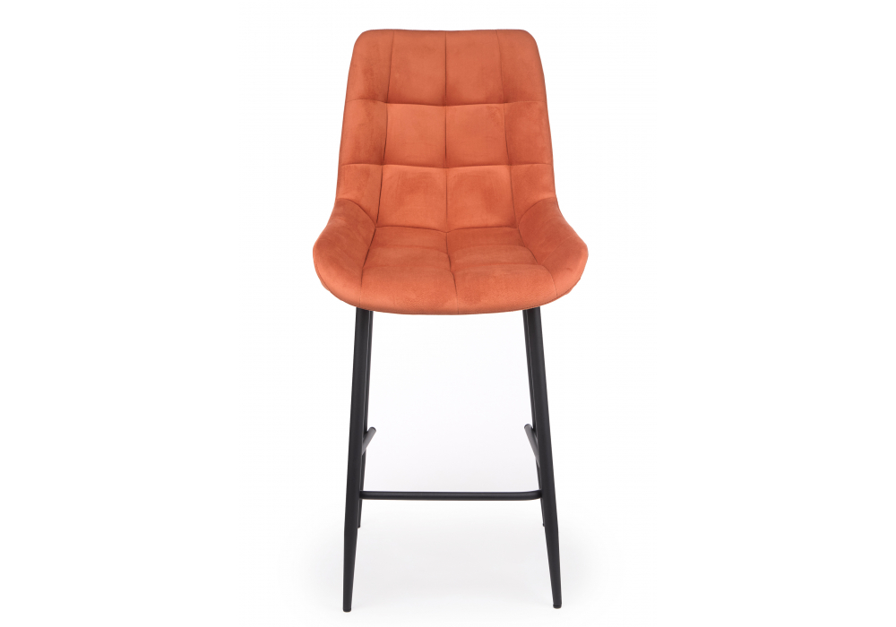 фото барный стул woodville челси терракотовый / черный 632575 | 220svet.ru