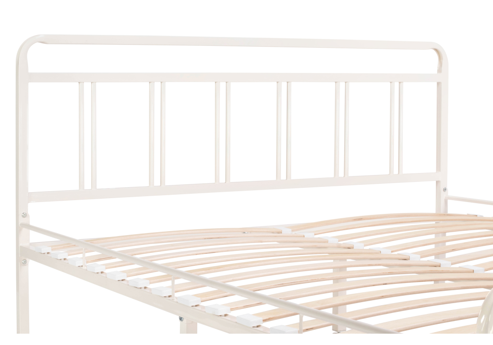 фото кровать woodville рейк 140х200 белая 403026 | 220svet.ru