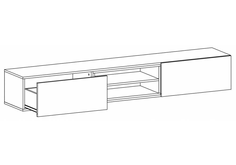 фото тв-тумба woodville лонгфорд белый / бетон светлый 563528 | 220svet.ru