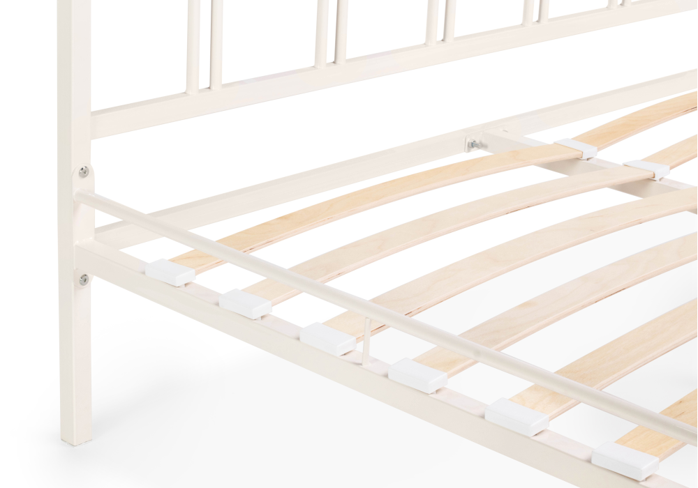 фото кровать woodville рейк 120х200 белая 403024 | 220svet.ru