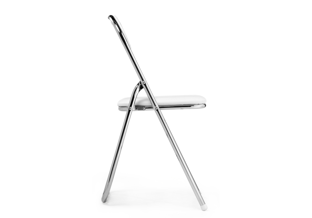 фото стул woodville fold 1 складной white / chrome 15480 | 220svet.ru