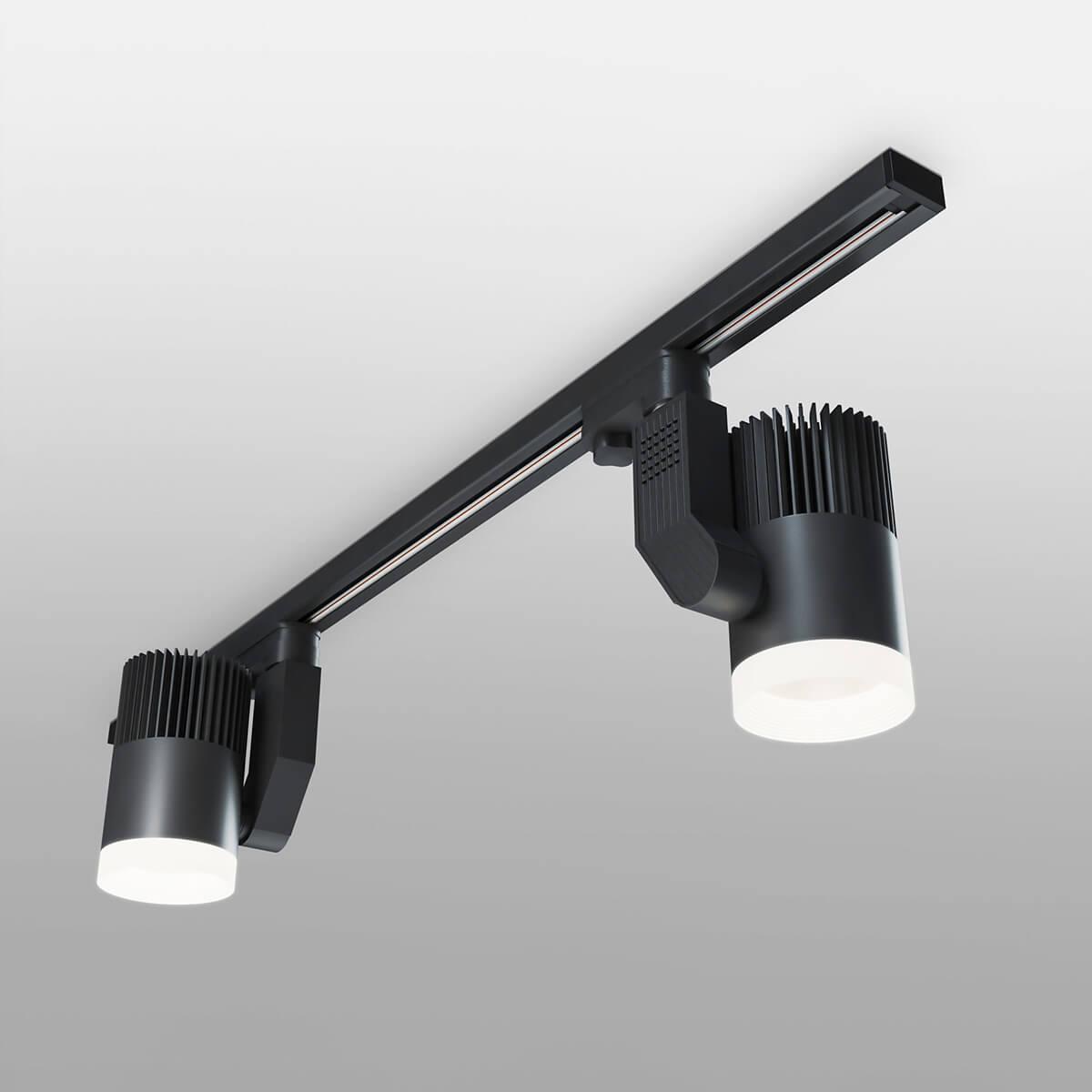 фото трековый светодиодный светильник elektrostandard accord черный 30w 4200k ltb37 a043918 | 220svet.ru