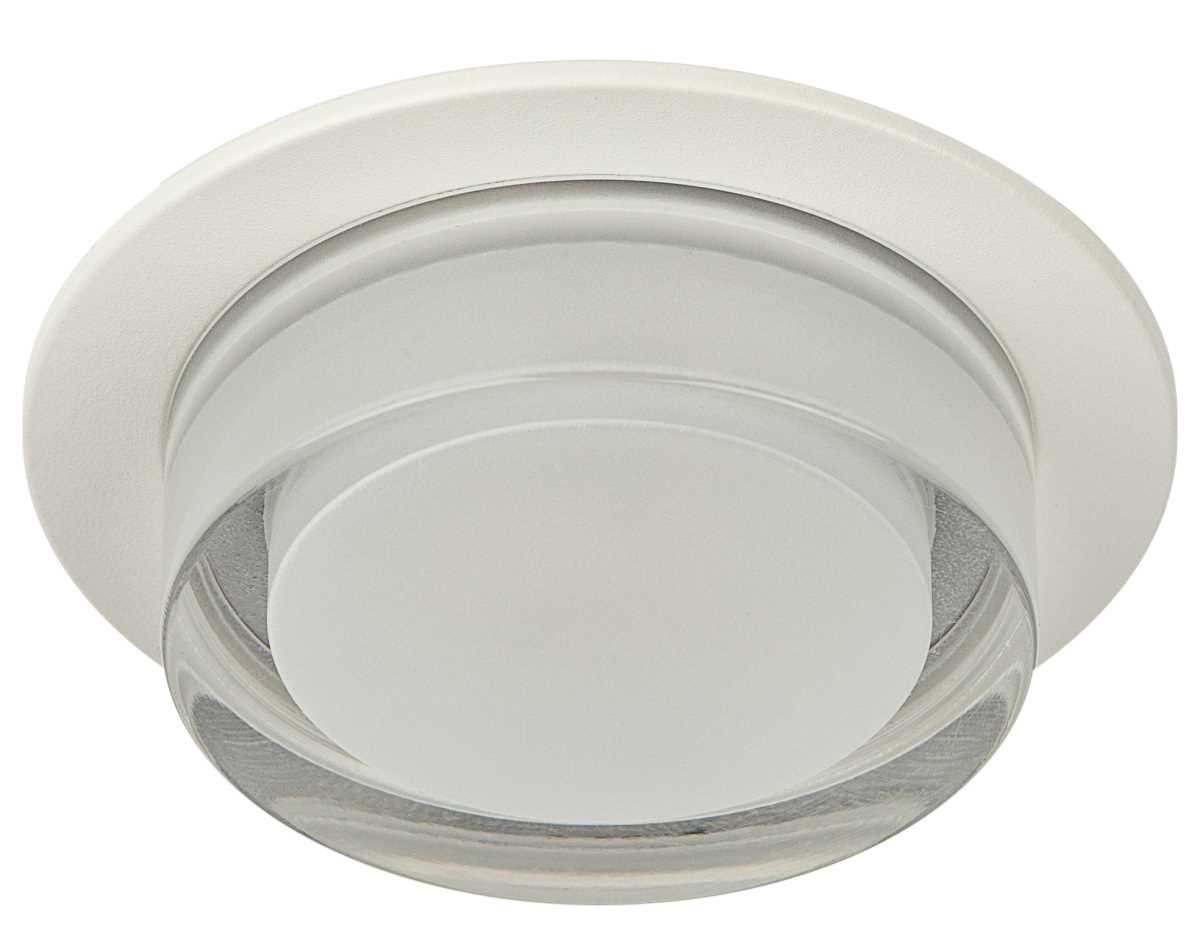 фото светильник встраиваемый декоративный эра dk107 wh под лампу mr16 gu5.3 белый б0058396 | 220svet.ru