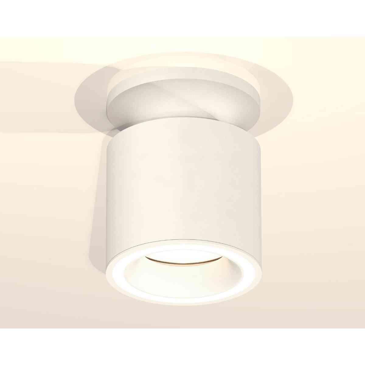 фото комплект накладного светильника ambrella light techno spot xs7401063 swh белый песок (n7925, c7401, n7110) | 220svet.ru