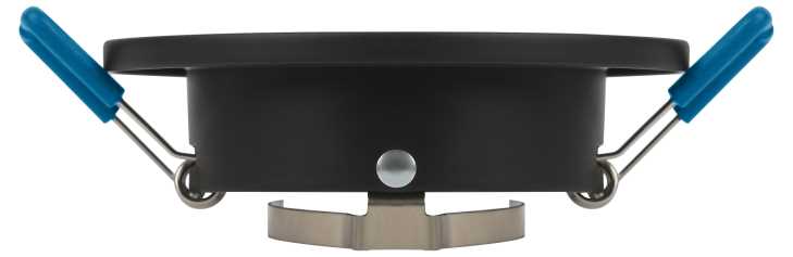 фото светильник встраиваемый алюминиевый эра kl107 bk/gd под лампу mr16 gu5.3 черный/золото б0061097 | 220svet.ru