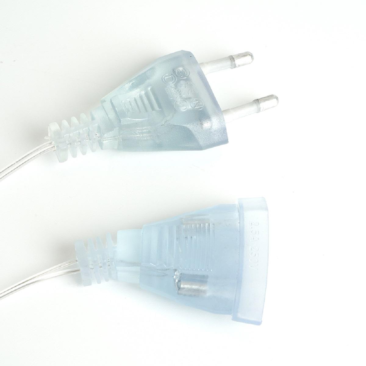 фото светодиодная гирлянда feron бахрома звезды 230v 2700k теплый белый статичная cl29 48613 | 220svet.ru