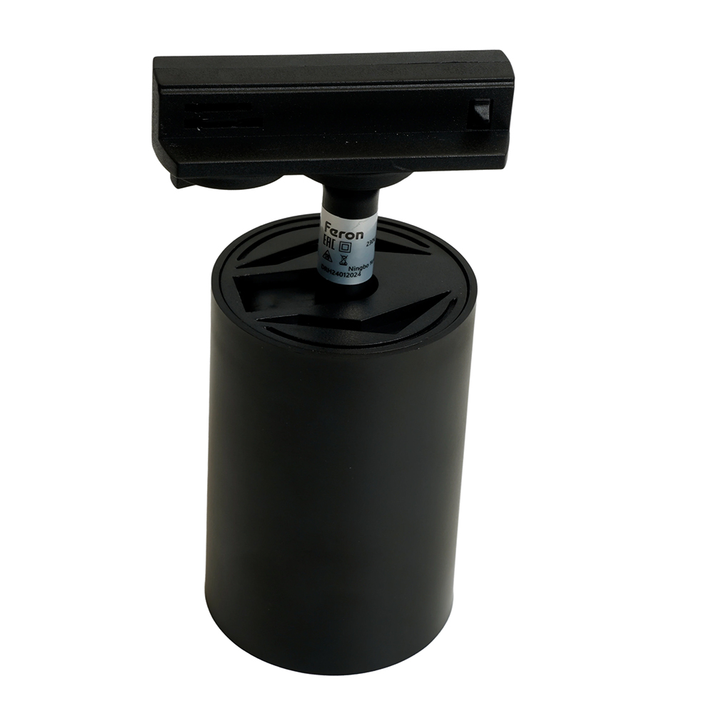 фото светильник feron.one al142 трековый однофазный на шинопровод под лампу gu10, черный 51212 | 220svet.ru