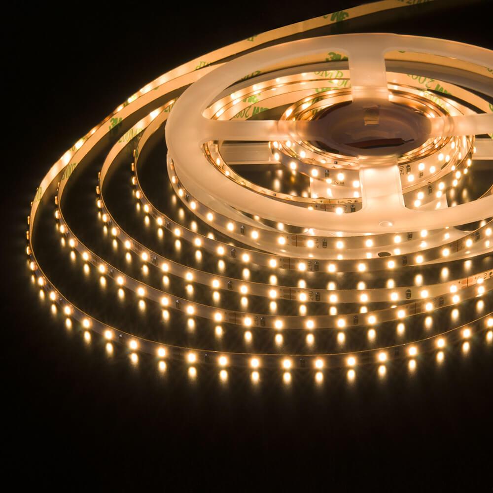 фото светодиодная лента elektrostandard 8w/m 120led/m теплый белый 5m a056425 | 220svet.ru