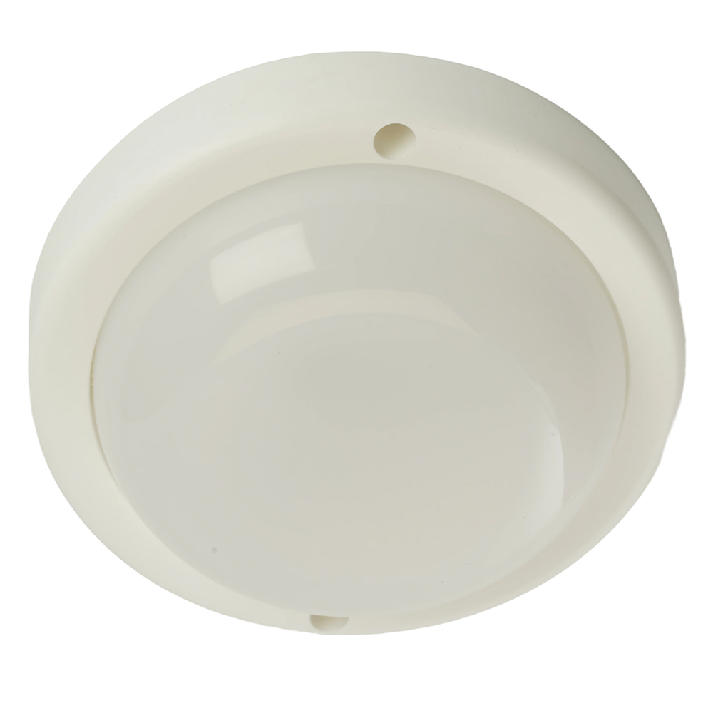 фото светильник светодиодный пылевлагозащищённый с оптико- акустическим датчиком feron al3008 в пластиковом корпусе 8w 4000k 220v ip65 белый 48996 | 220svet.ru