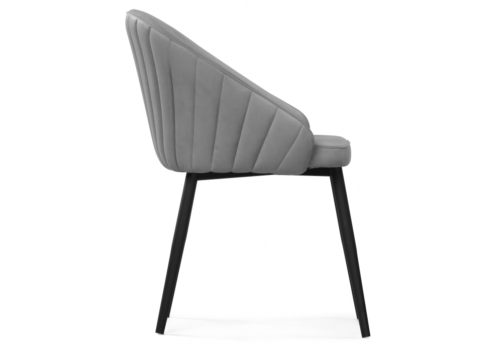 фото стул на металлокаркасе woodville сутгайн черный 586767 | 220svet.ru