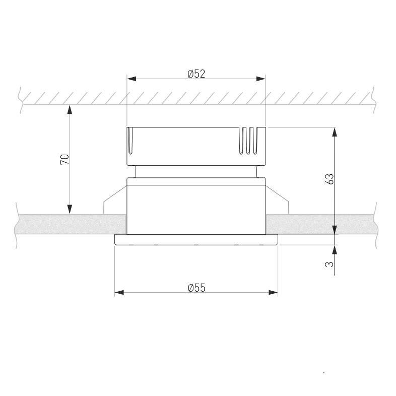 фото встраиваемый светодиодный светильник elektrostandard 25023/led 7w 4200k wh/sb белый/бронза a056771 | 220svet.ru