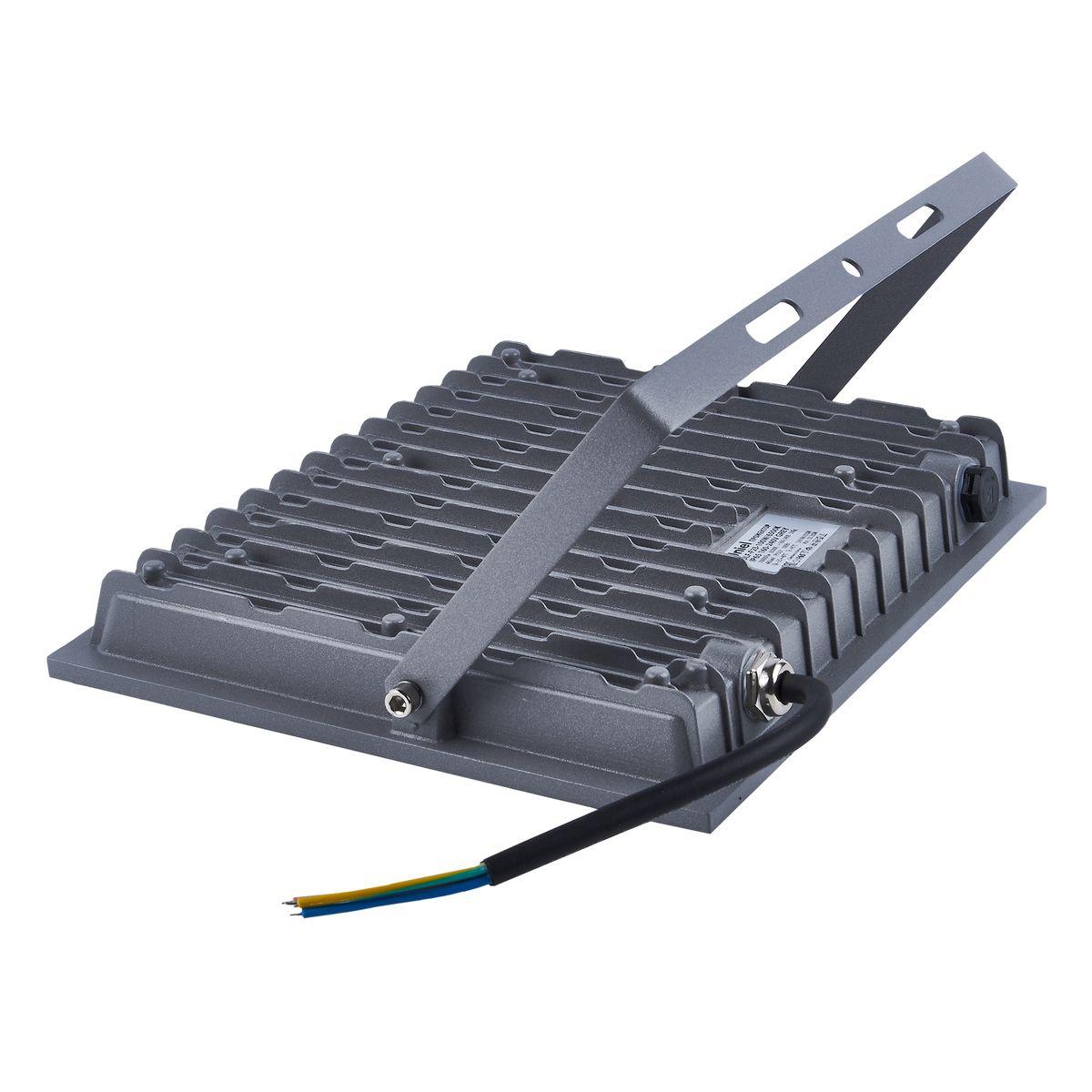 фото прожектор светодиодный uniel ulf-f23-100w/6500k ip65 160-240v grey ul-00011848 | 220svet.ru