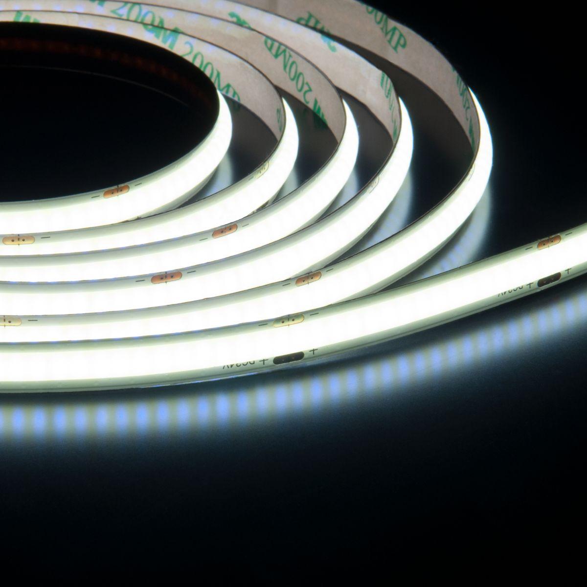 фото светодиодная лента elektrostandard 11w/m 352led/m cob холодный белый 5m a053668 | 220svet.ru