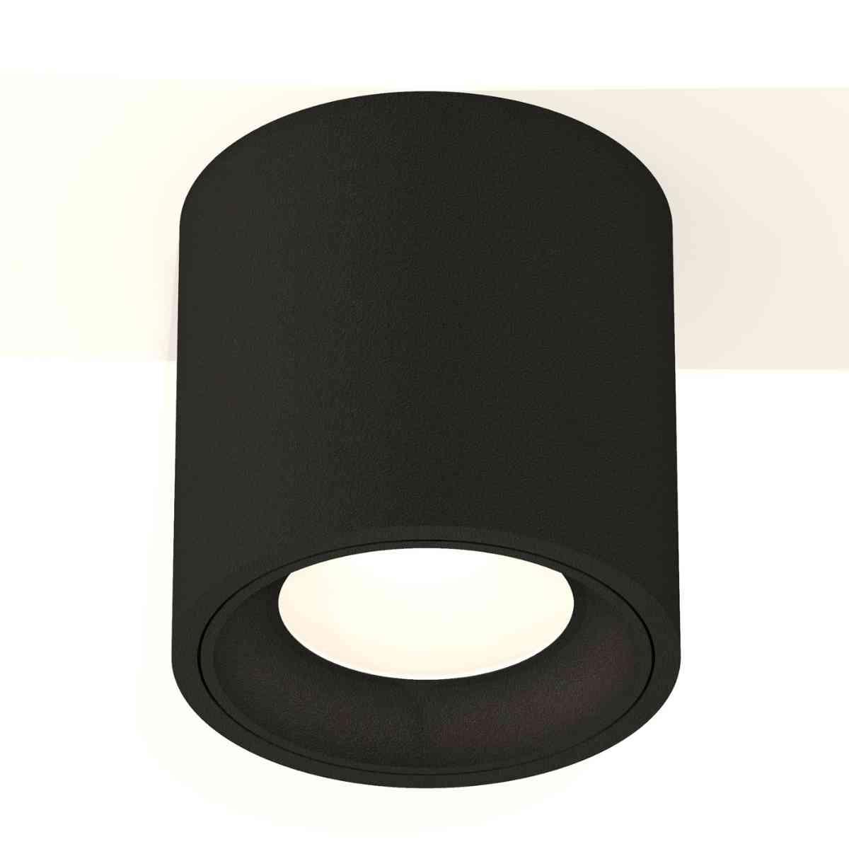 фото комплект накладного светильника ambrella light techno spot xs7532010 sbk черный песок (c7532, n7021) | 220svet.ru