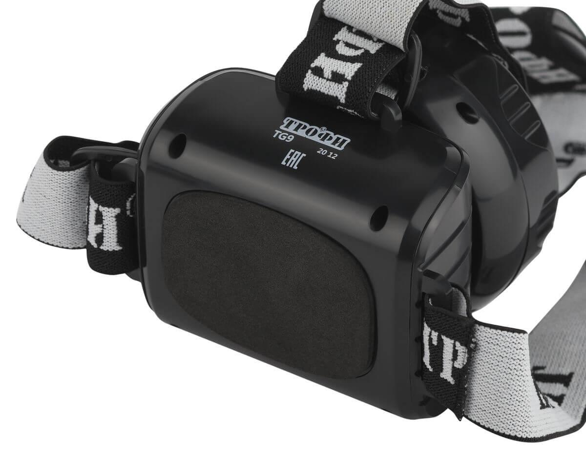 фото налобный светодиодный фонарь эра аккумуляторный 76х92х72 50 лм tg9 c0045557 | 220svet.ru