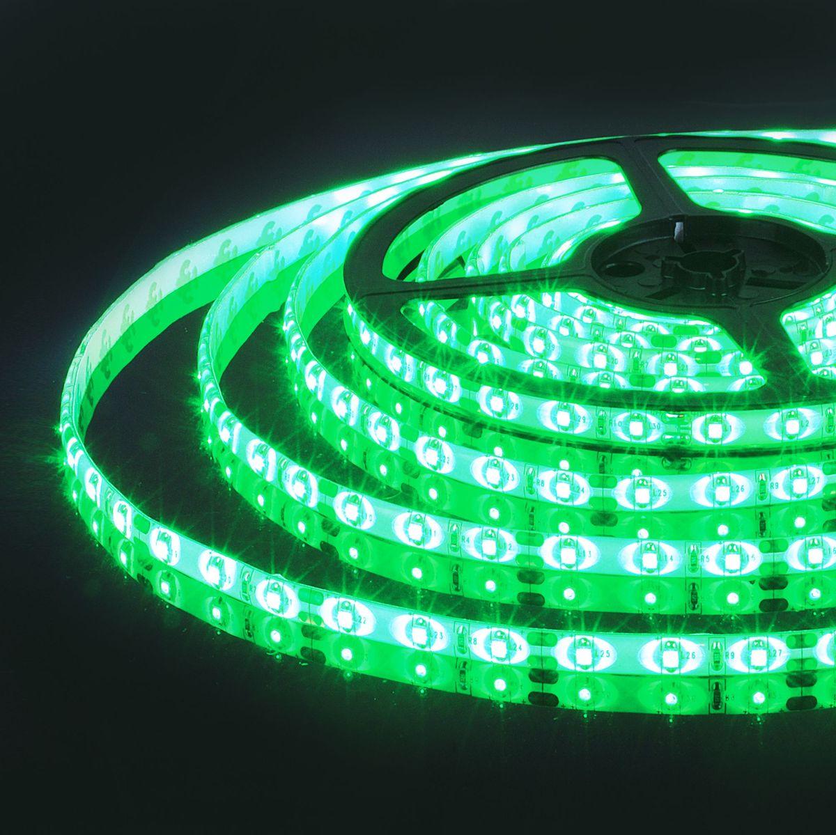 фото светодиодная влагозащищенная лента elektrostandard 4,8w/m 60led/m 2835smd зеленый 5m a040997 | 220svet.ru