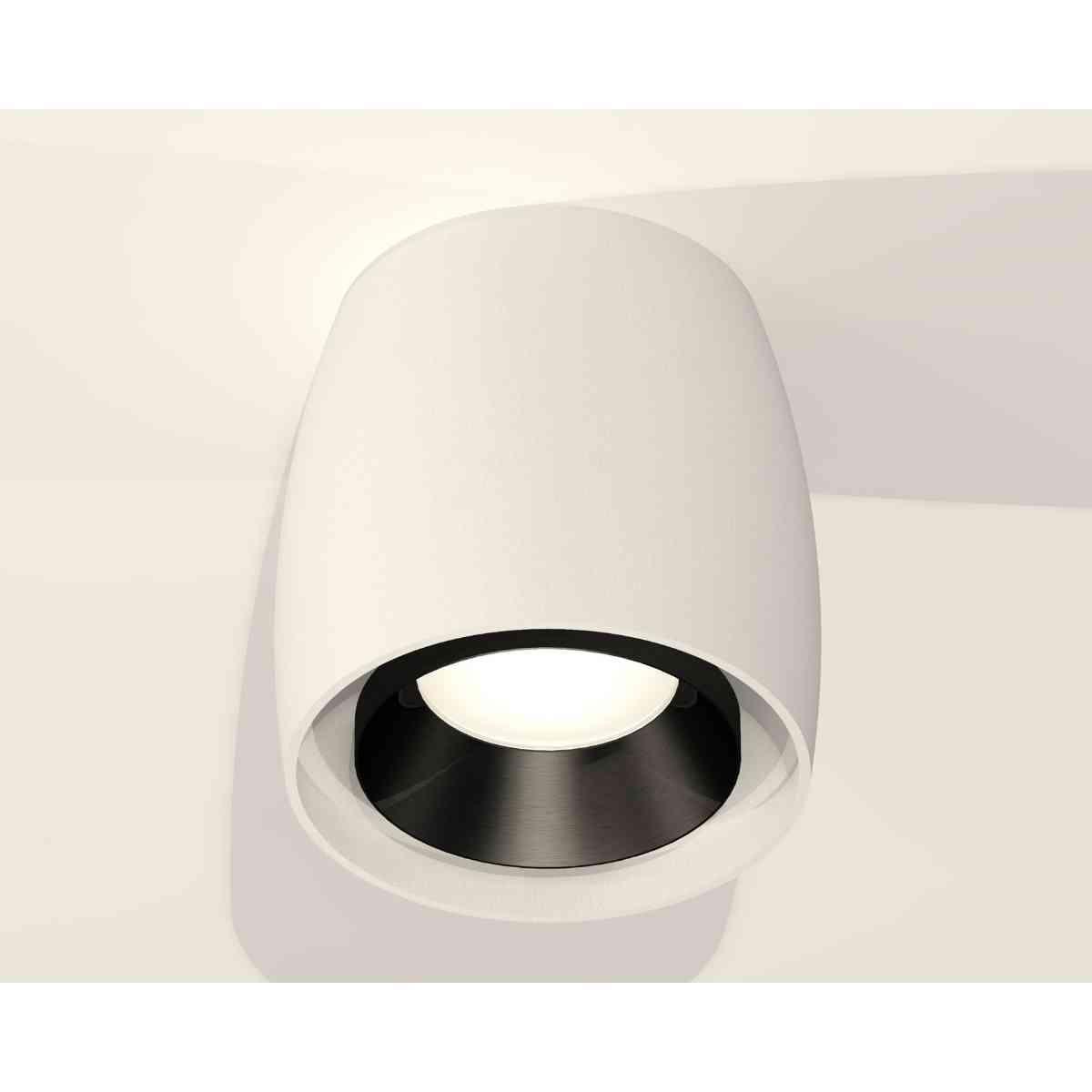 фото комплект накладного светильника ambrella light techno spot xs1141002 swh/pbk белый песок/черный полированный (c1141, n7031) | 220svet.ru