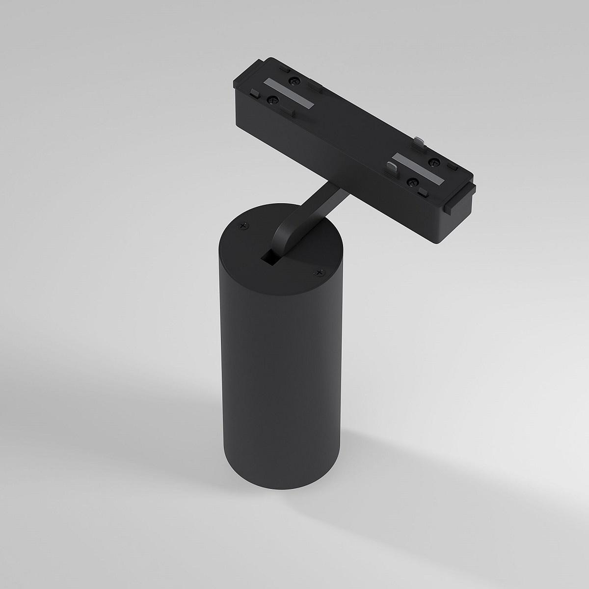 фото трековый магнитный светодиодный светильник elektrostandard arcos 85096/01 черный a063713 | 220svet.ru