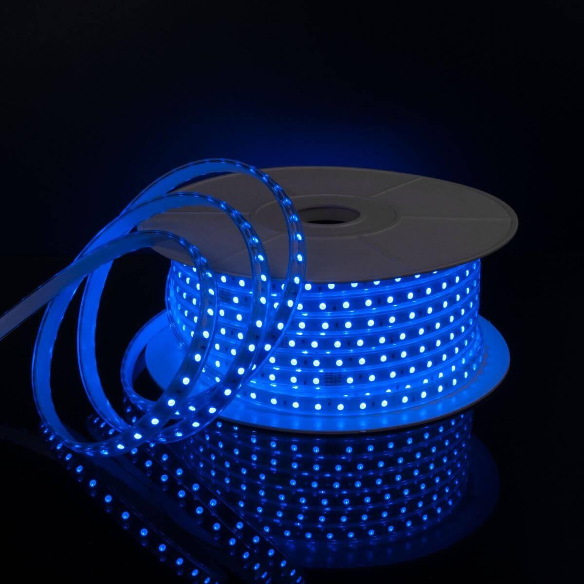 фото светодиодная влагозащищенная лента elektrostandard 11w/m 60led/m 5050smd rgb 50m a053641 | 220svet.ru