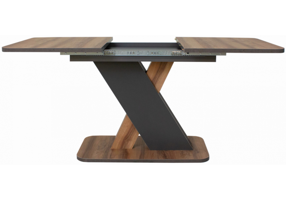 фото стол раскладной woodville аврора авелано / графит 563369 | 220svet.ru