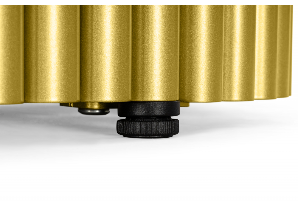 фото стол деревянный 160х90 woodville барон о белая пленка шагрень / золотые ноги 620207 | 220svet.ru