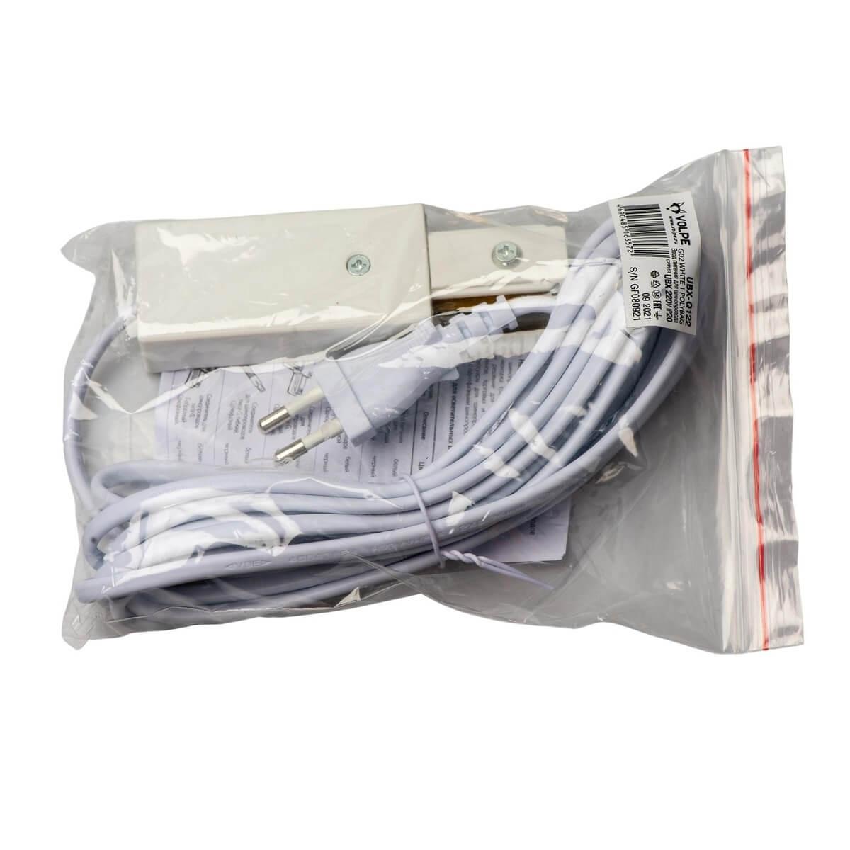 фото ввод питания volpe ubx-q122 g02 white 1 polybag ul-00009305 | 220svet.ru