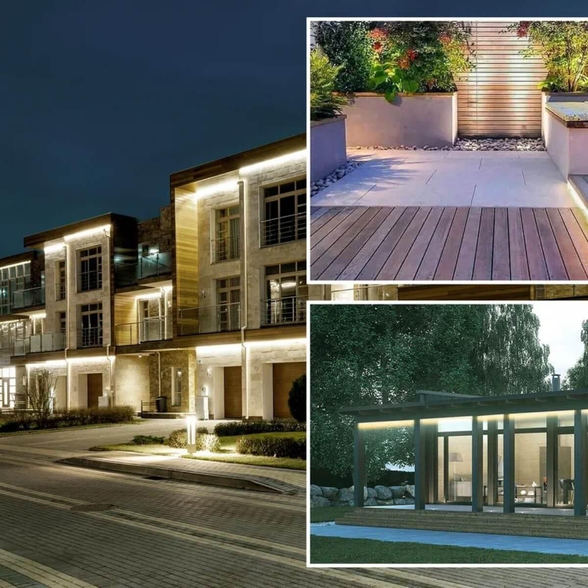 фото влагозащищенная лента ogm 5w/m 60led/m 2835smd теплый белый 50m o17-01 | 220svet.ru