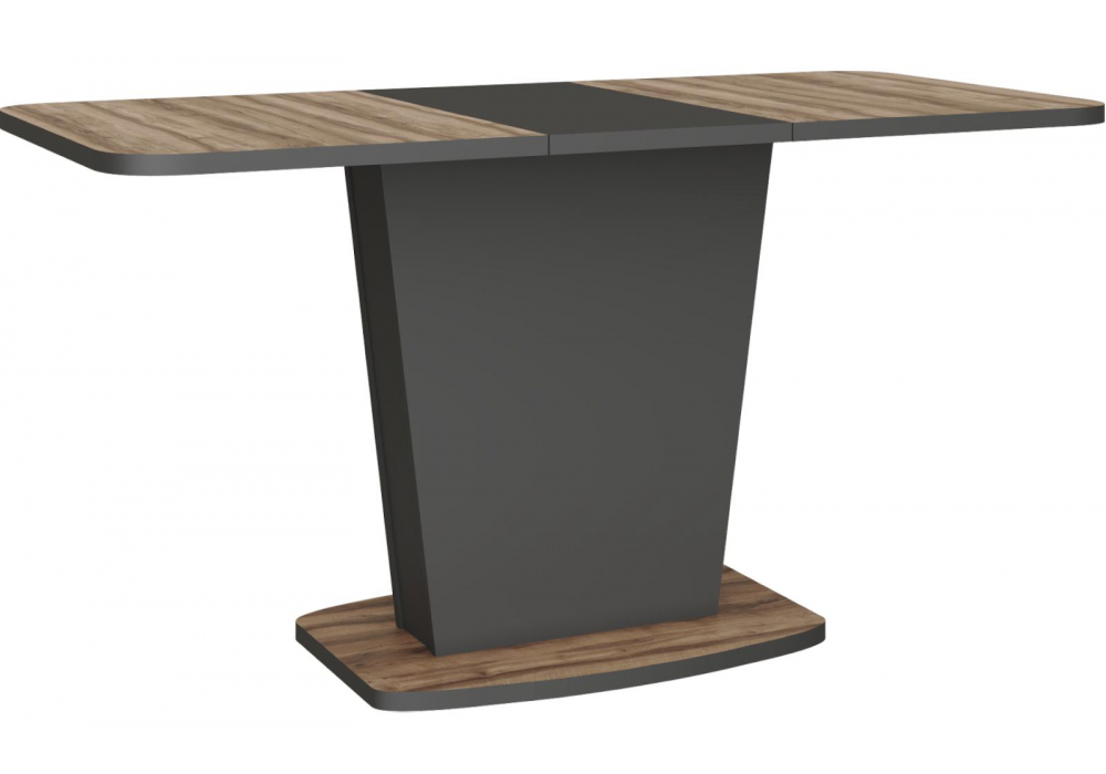 фото стол деревянный раскладной woodville комфорт авелано / графит 608570 | 220svet.ru