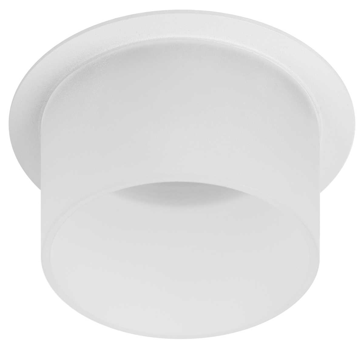 фото светильник встраиваемый декоративный эра dk106 wh под лампу mr16 gu5.3 белый б0058426 | 220svet.ru