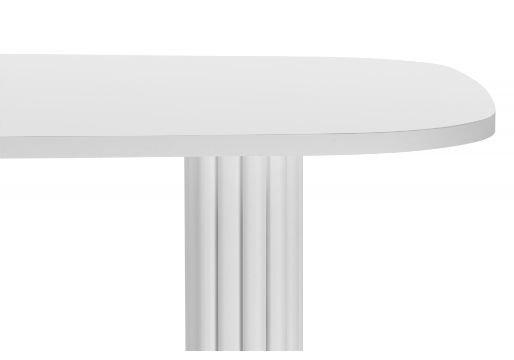 фото стол деревянный 160х90 woodville бавария b белая пленка шагрень 620428 | 220svet.ru