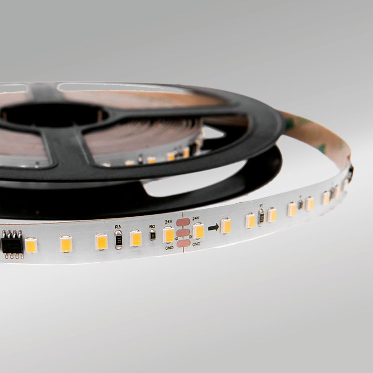 фото светодиодная лента favourite 10w/m 400led/m 2835smd дневной белый 5m 2003-41020 | 220svet.ru