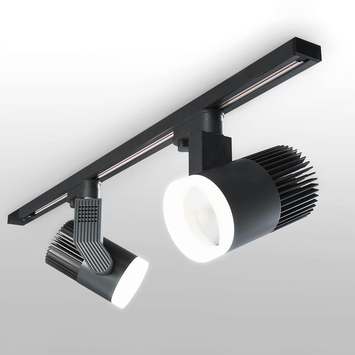 фото трековый светодиодный светильник elektrostandard accord черный 30w 4200k ltb37 a043918 | 220svet.ru