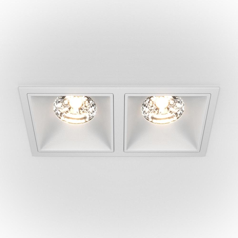 фото встраиваемый светильник maytoni alfa led dl043-02-15w3k-d-sq-w | 220svet.ru