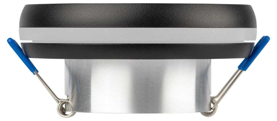 фото светильник встраиваемый декоративный эра dk100 bk под лампу mr16 gu5.3 черный б0055589 | 220svet.ru